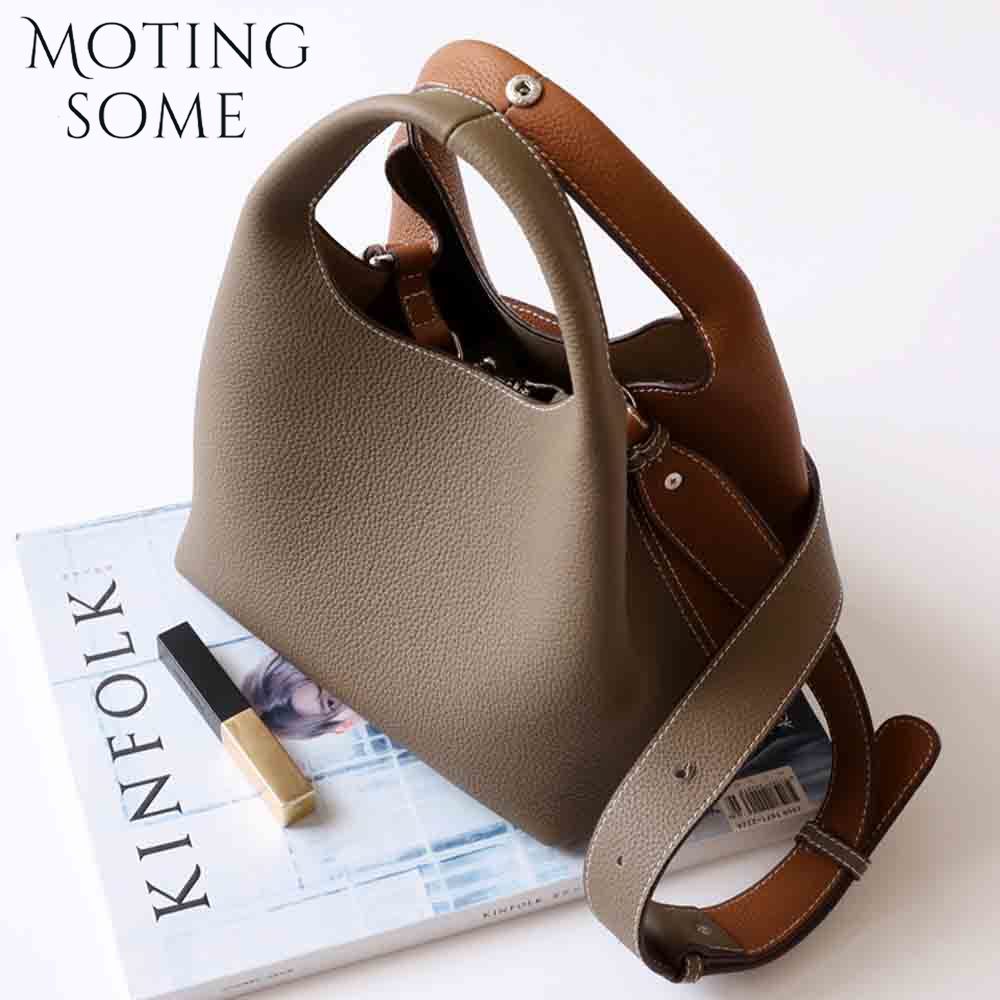 Luxury Bags Collection - Motingsome retalhos estilo feminino balde saco
