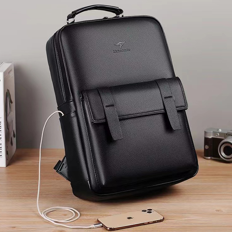 Luxury Bags For Men - Mochila masculina de couro de luxo