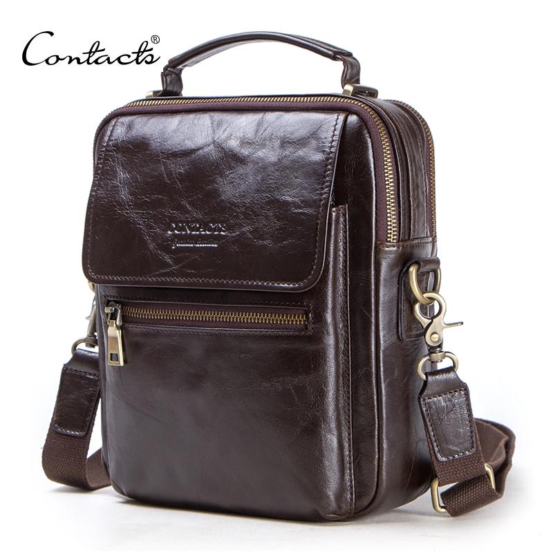 Luxury Bags For Men - Contact's nova bolsa mensageiro de couro