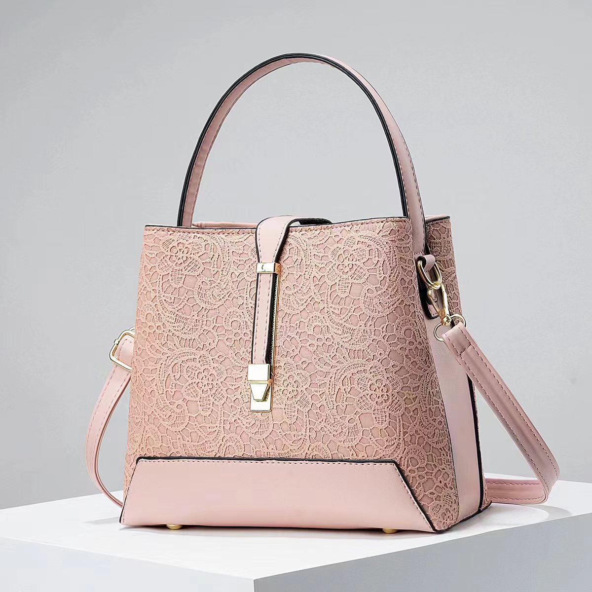 Novo luxo sacola de couro eleg - Luxury Bags Collection avaliação e preço