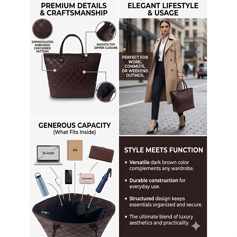 Bolsa Tote Feminina de Luxo Le - Luxury Bags Collection avaliação e preço