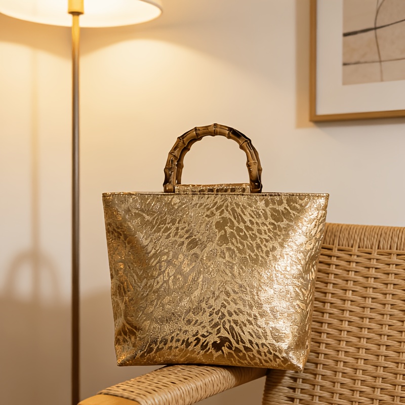 Bolsa tote feminina em jacquar - Luxury Bags Collection avaliação e preço