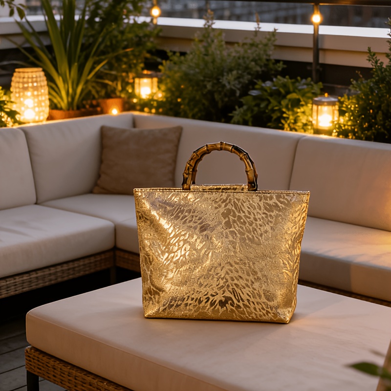 Bolsa tote feminina em jacquar - Luxury Bags Collection avaliação e preço