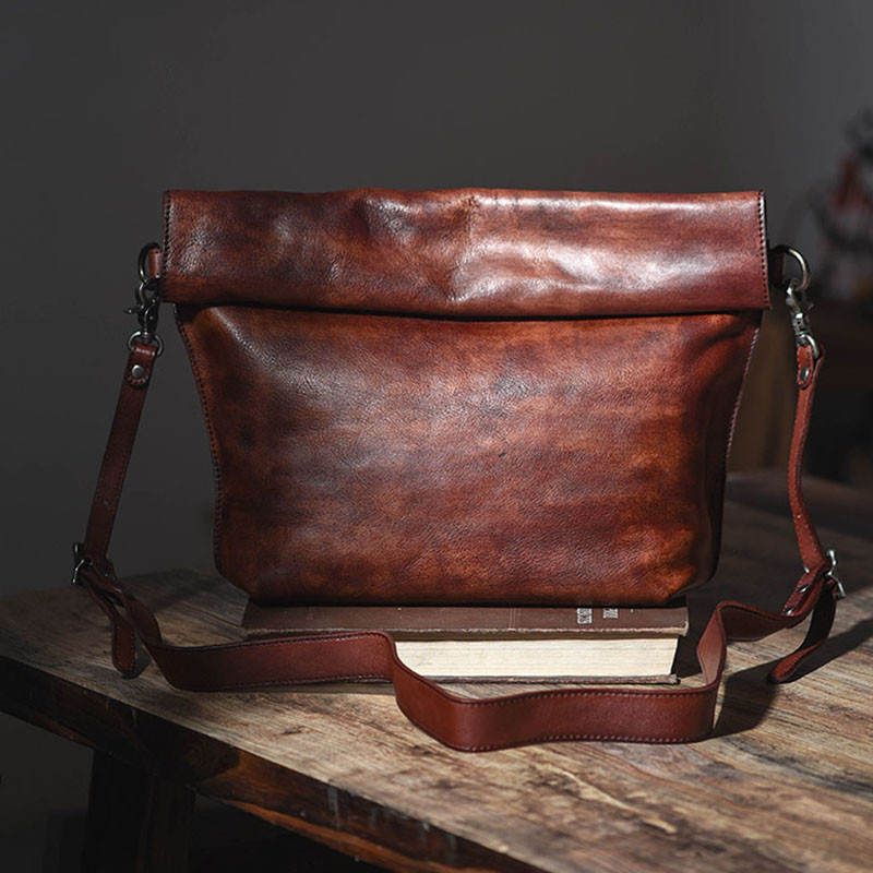 Bolsa mensageiro de couro genu - Luxury Bags For Men avaliação e preço