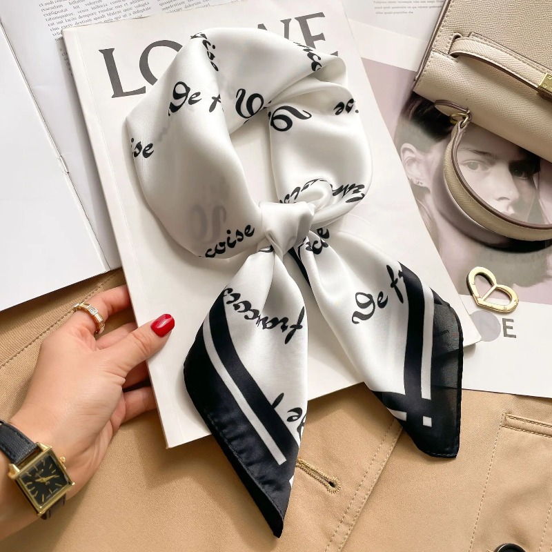 Lenço Quadrado de Seda Luxuosa - Luxury Bags In China avaliação e preço