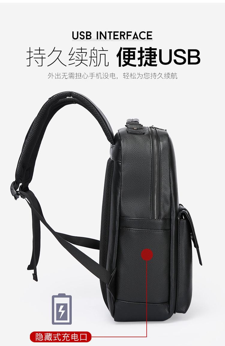 Mochila masculina de couro de  - Luxury Bags For Men avaliação e preço
